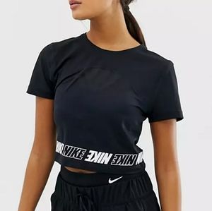 Nike mesh cropped top